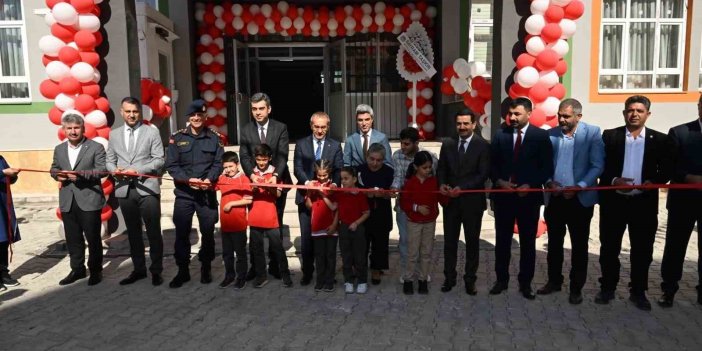 Malatya’da tamamlanan okulun açılışı gerçekleştirildi