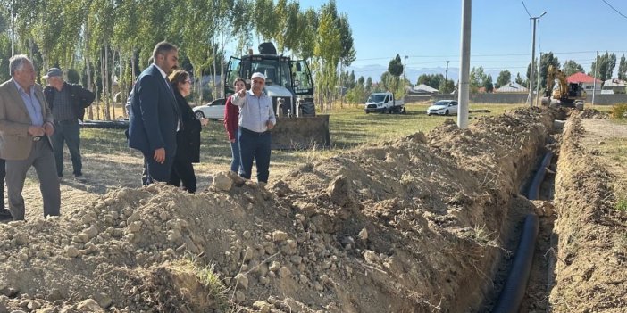 Eşbaşkanlar, Vezirli Mahallesi'nde altyapı çalışmalarını inceledi