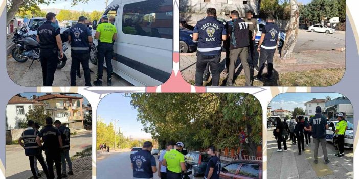 Elazığ’da polis ekipleri okul önü denetimlerini sürdürüyor