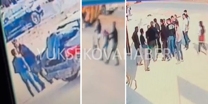 Yüksekova'da 13 yaşındaki çocuğa saldırı güvenlik kamerasında