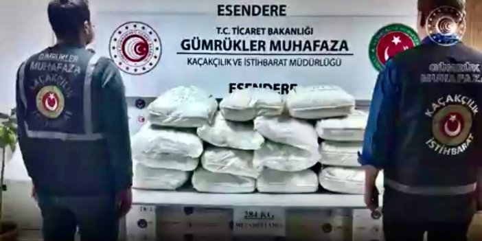 Esendere Gümrük Kapısı’nda 600 milyon TL değerinde uyuşturucu yakalandı