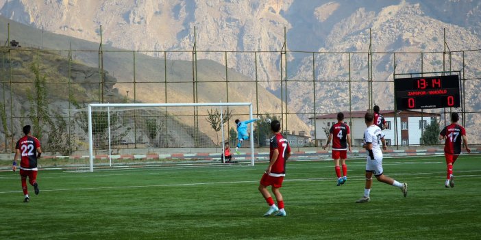 Hakkari Zap Spor, Vangölü Spor'u 1-0 yendi