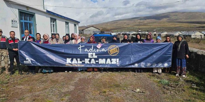 Kars’ta jandarma, erken yaşta zorla evlilikle ilgili bilgilendirme yapıyor