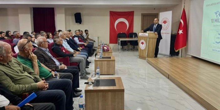 Dersim'de, tarımsal üretim planlama bilgilendirme toplantısı