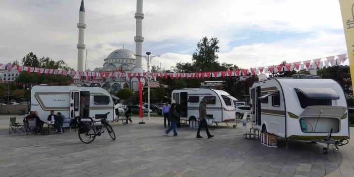 Van’da üretilen karavanlar görücüye çıktı