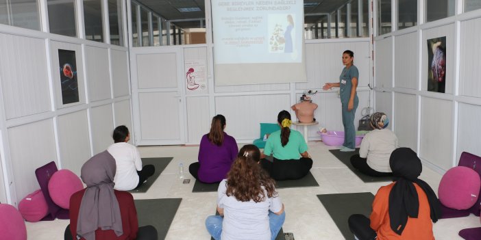 Hakkari Devlet Hastanesi'nde Gebe Okulu: Anne ve baba adaylarına eğitim