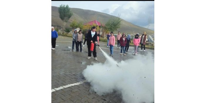 Çıldır AİHL’nde yangın tatbikatı yapıldı