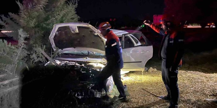 Düğün dönüşü feci kaza: 1 ölü, 3 yaralı