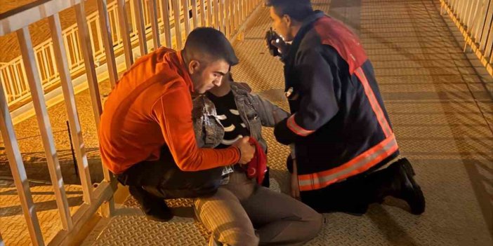 Kızıltepe'de intihara kalkışan kadını itfaiye kurtardı