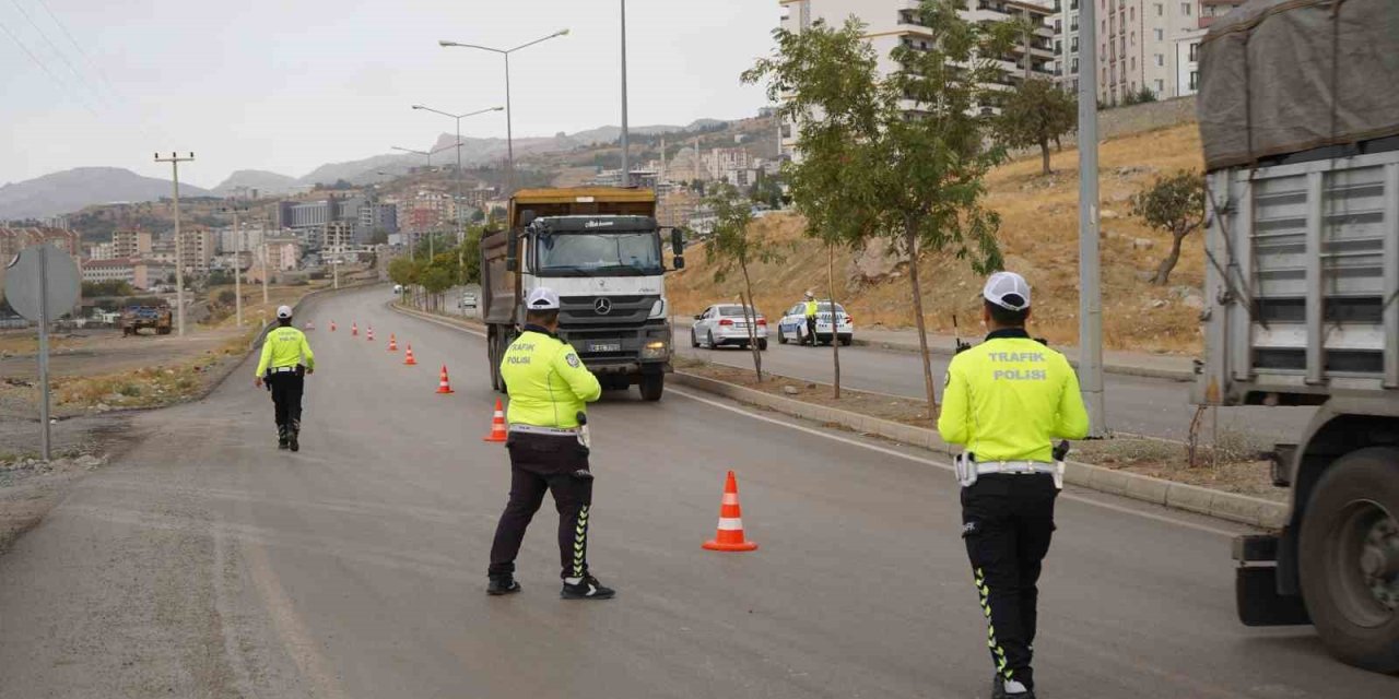 Şırnak’ta  9 ayda 23 milyon 693 bin TL trafik cezası kesildi