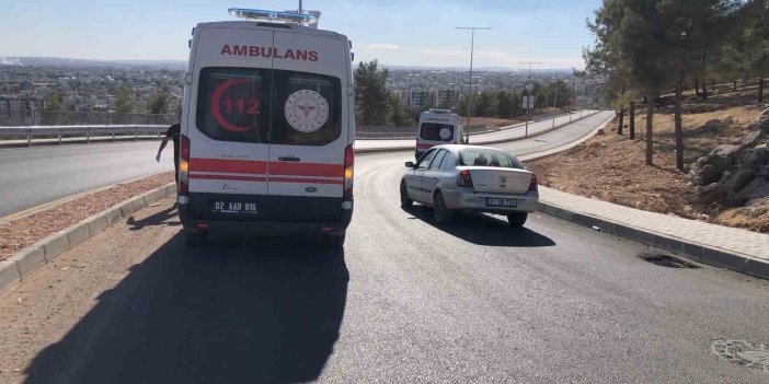 Adıyaman'da devrilen motosikletteki 2 kişi yaralandı