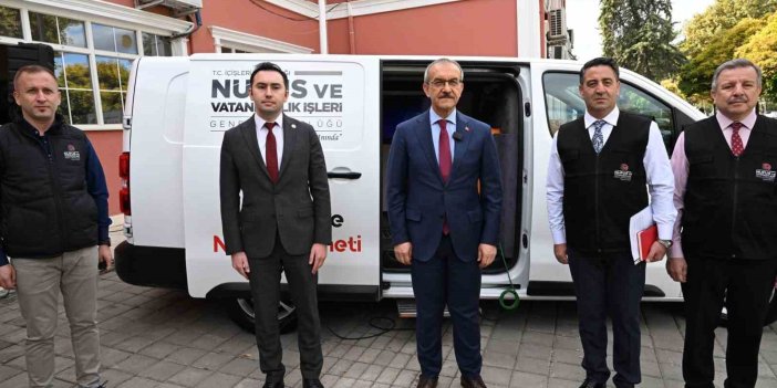 Nüfus Mobil Hizmet Aracı tanıtıldı