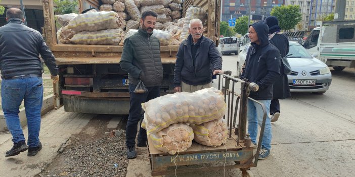 Yüksekova'da patates satışları hız kazandı