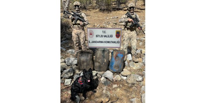 Bitlis’te patlayıcı yapımında kullanılan 300 litre sıvı madde yakalandı