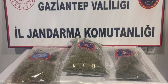 Antep’te 1 kilo esrar ele geçirildi