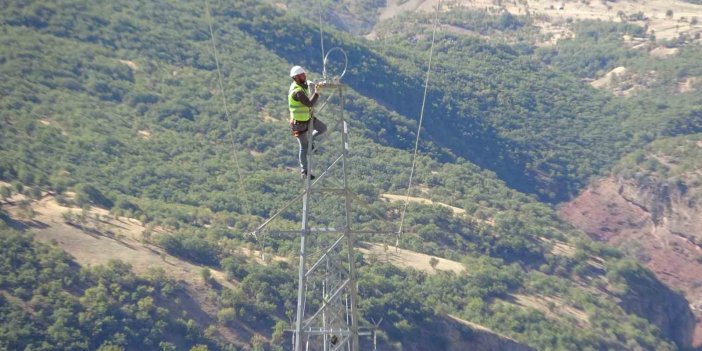 Çatak’ta kesintisiz enerji için alternatif hat kurulumu yapıldı