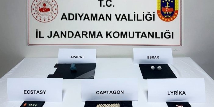 Adıyaman'da şüpheli şahsın üzerinden uyuşturucu ele geçirildi