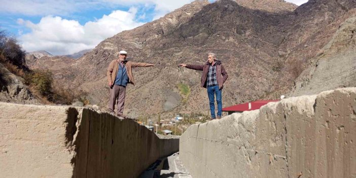 Su kanalı inşası sonrası sel felaketi halkı korkutuyor