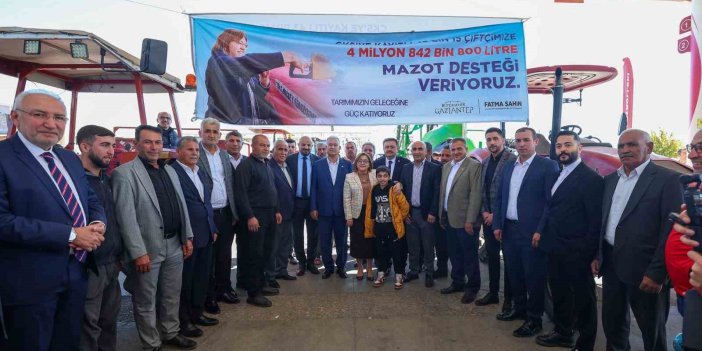 Antep'te, çiftçilere ücretsiz akaryakıt dağıtımına başladı