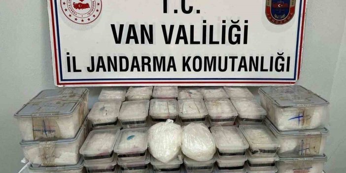 Van’da 71 kilo 629 gram metamfetamin yakalandı