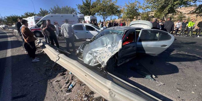 Urfa’da zincirleme trafik kazası: 5 yaralı