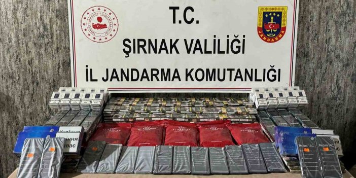 Şırnak’ta 2 milyon 900 bin lira değerinde gümrük kaçağı ürün yakalandı