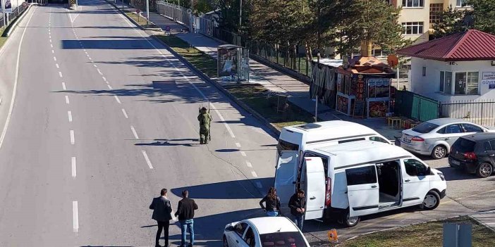 Erzurum’da polisi alarma geçiren anlar