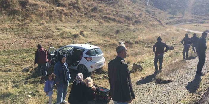 Bingöl’de trafik kazası: 2 kişi yaralandı