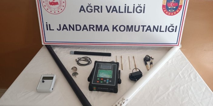 Ağrı’da kaçak kazı yapan kişiler yakalandı