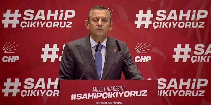 CHP Genel Başkanı Özel: Ben ne bakanlara ne AK Parti üyelerine terörist demeyi bu haddi yetkiyi görmem