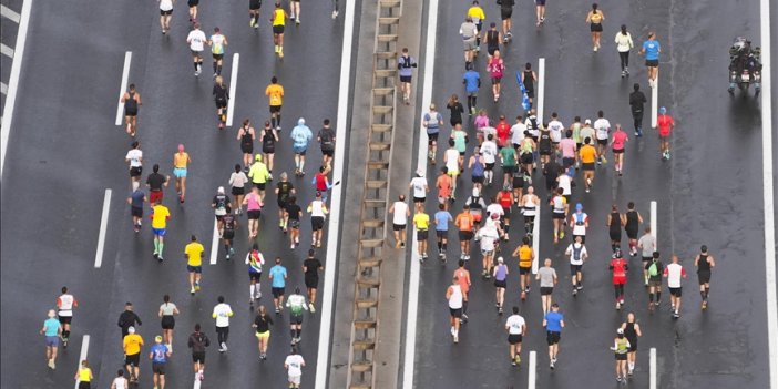 46. İstanbul Maratonunda halk koşusu yapıldı