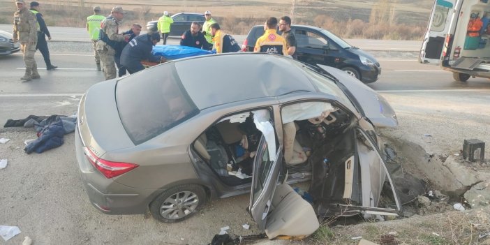 Erzurum’da feci trafik kazası: 2 ölü, 3 yaralı