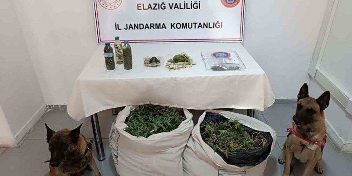 Elazığ'da çakmak gazıyla esrarın kalitesini arttırmaya çalışmışlar