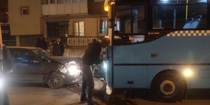 Erzurum’da trafik kazası: 1 kişi yaralandı