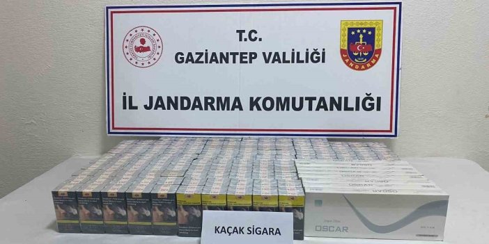 Antep’te 1 milyon TL değerinde kaçak sigara ele geçirildi: 11 gözaltı