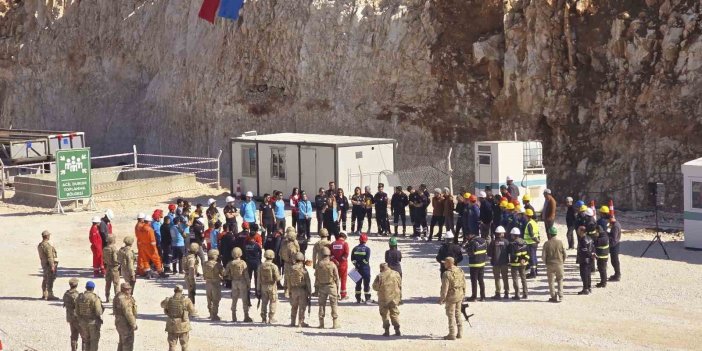 Gabar’daki petrol kuyularında tatbikat