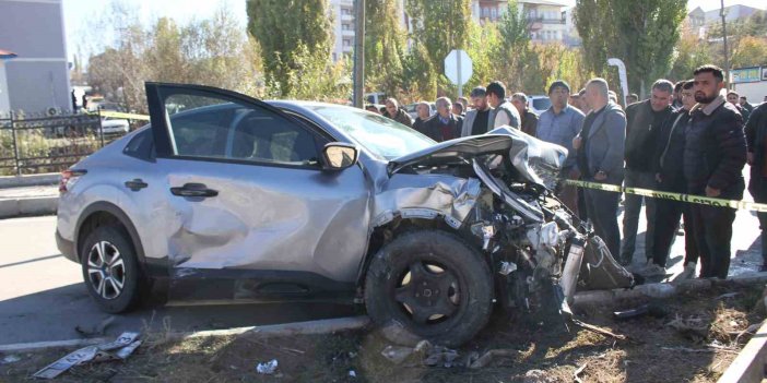 Muş'ta feci trafik kazası: 1 ölü, 1 yaralı