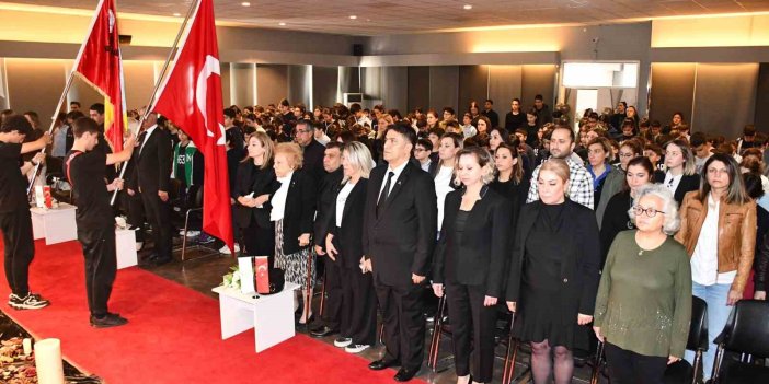 Antep Kolej Vakfı’nda Atatürk’e hüzünlü anma