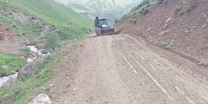 Yüksekova’nın köylerinin yol ve su kanalları onarılıyor