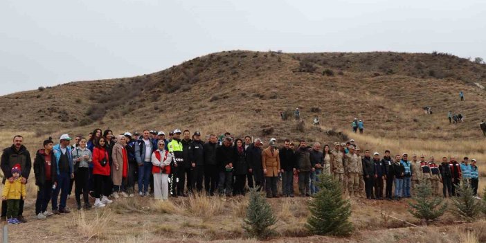 Oltu'da 2 bin fidan toprakla buluştu