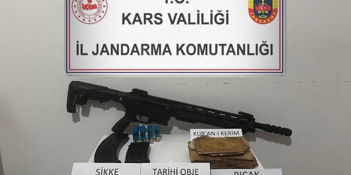 Kars’ta tarihi eser operasyonu dizenlendi