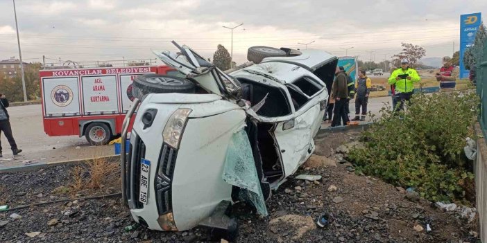 Elazığ’daki kazada yaralanan kişi, hayatını kaybetti