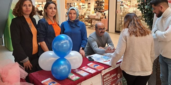 Erzincan’da Dünya Diyabet Günü kapsamında stant kuruldu