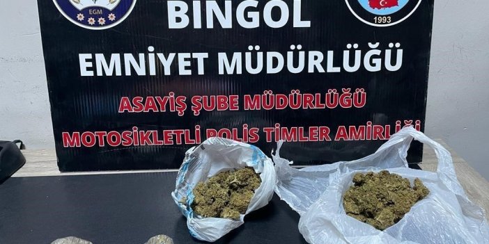 Bingöl’de ruhsatsız silah ve uyuşturucu yakalandı