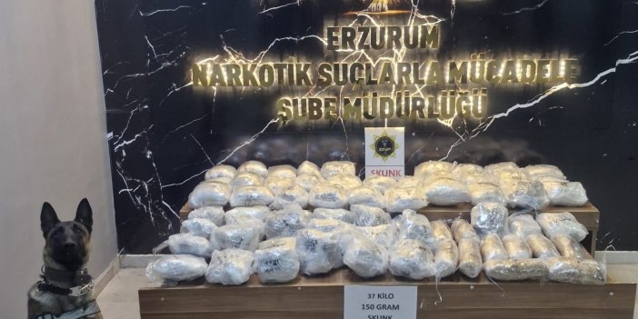 Erzurum'da uyuşturucu operasyonu