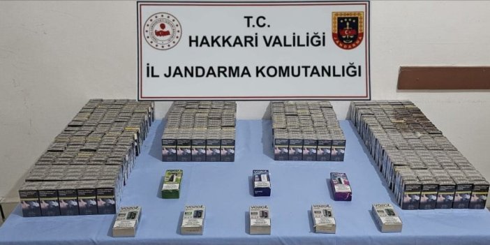 Hakkari’de gümrük kaçakçılığı operasyonu düzenlendi