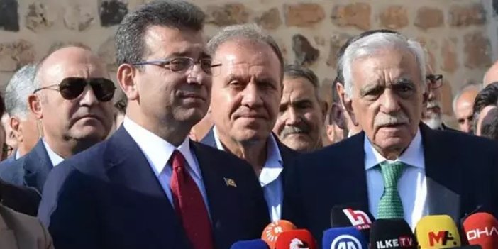 İmamoğlu, yerine kayyım atanan Ahmet Türk'ü ziyaret etti