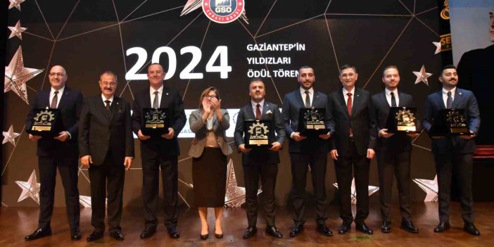 GSO Antep’in yıldızları ödül töreni