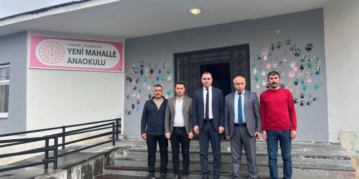 Yüksekova İlçe Milli Eğitim Müdürü, okul ziyaretlerinde bulundu