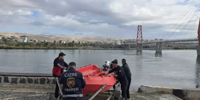 Silopi'de kaybolan genç için Dicle Nehri’de arama çalışması başlatıldı